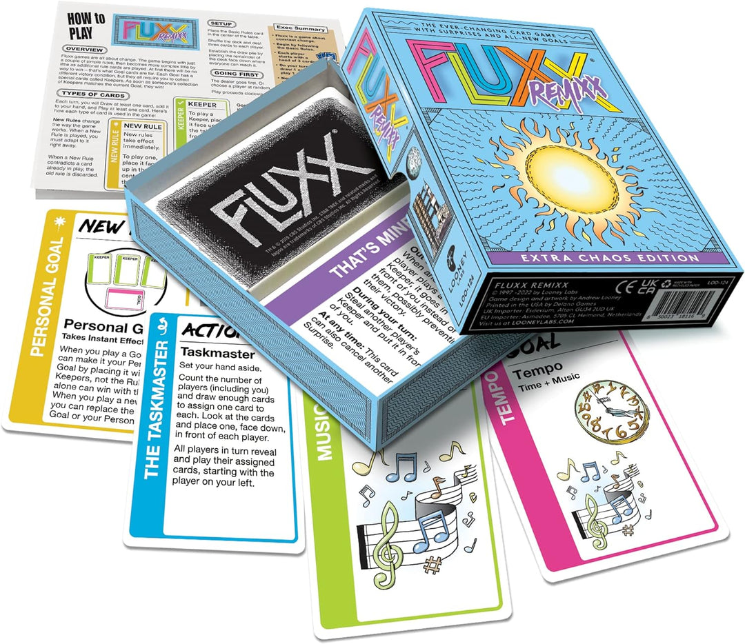 LOONEY LABS Fluxx Remixx Card Game - Fun Games for Family Game Night Party Games