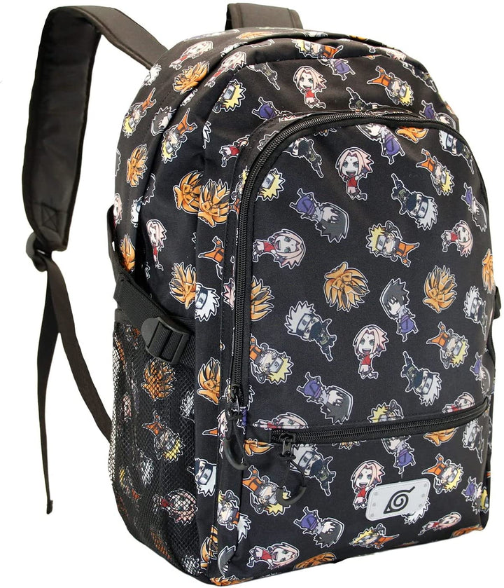 Naruto Wind-Fan HS Kampfrucksack, Schwarz