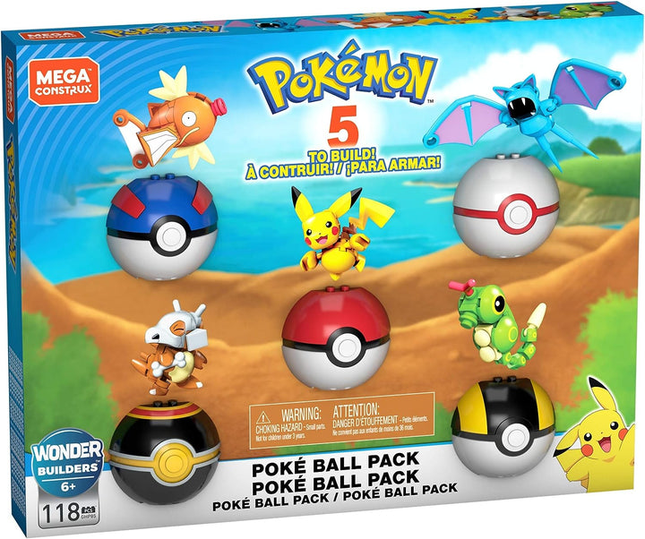 Mega Construx Pokemon Poke Ball Pack Building Set