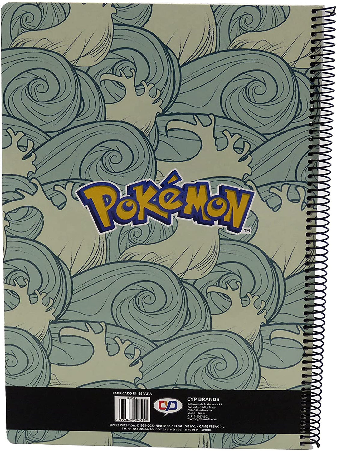 Folio 80 Blatt Pokemon – Squirtle (CyP Brands)