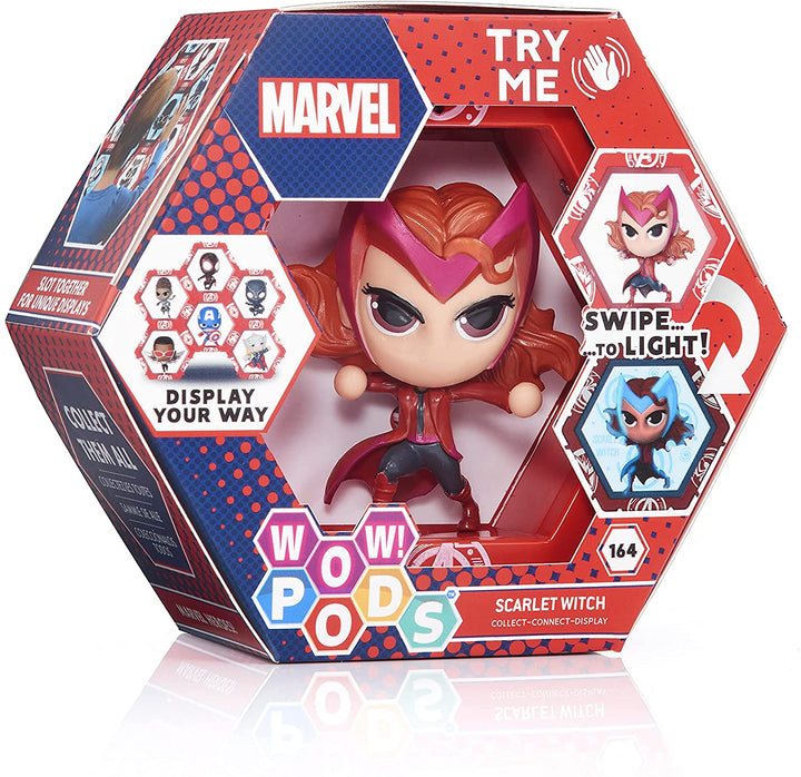 WOW! PODS Avengers Collection – Scharlachrote Hexe | Leuchtender Superhelden-Wackelkopf F