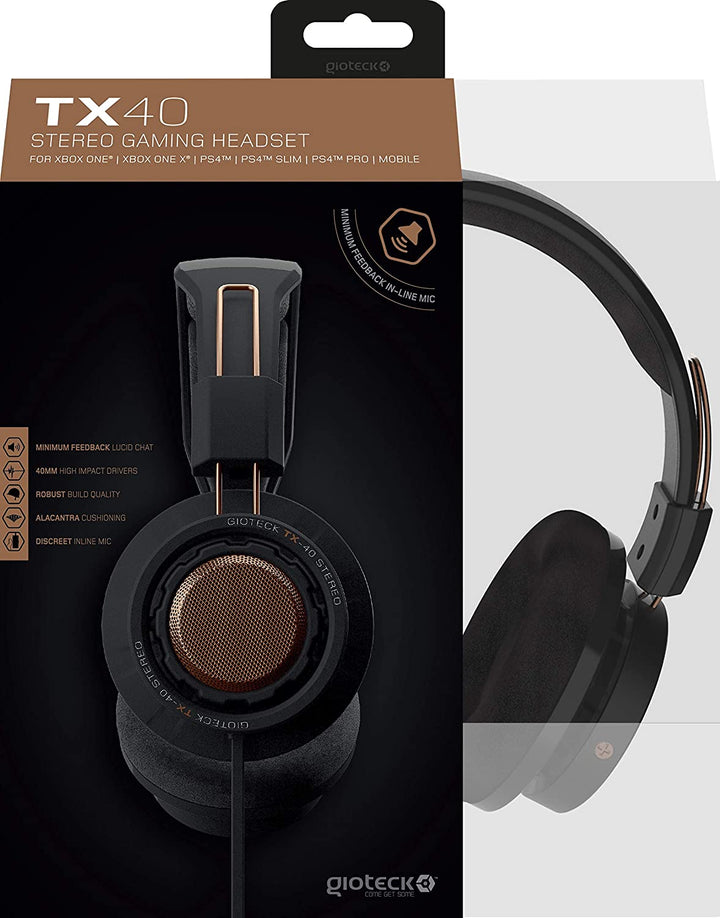 TX-40 Stereo Gaming & Go Headset - Copper (PS4, Xbox One, Mac, Mobile)