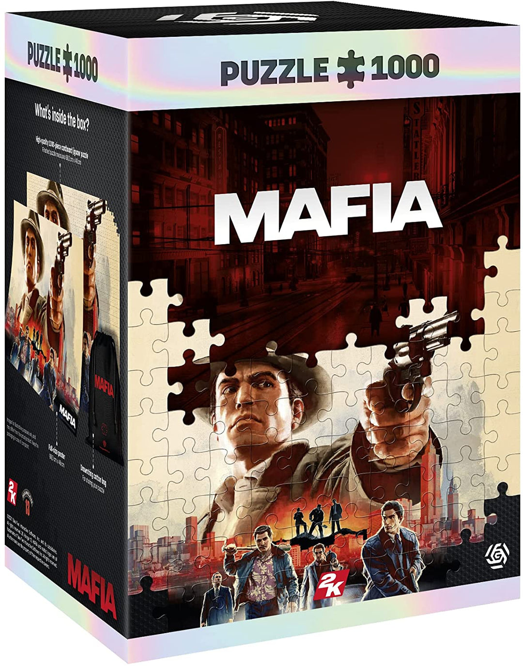 Mafia: Vito Scaletta | 1000-teiliges Puzzle | inklusive Poster und Tasche | 68 x