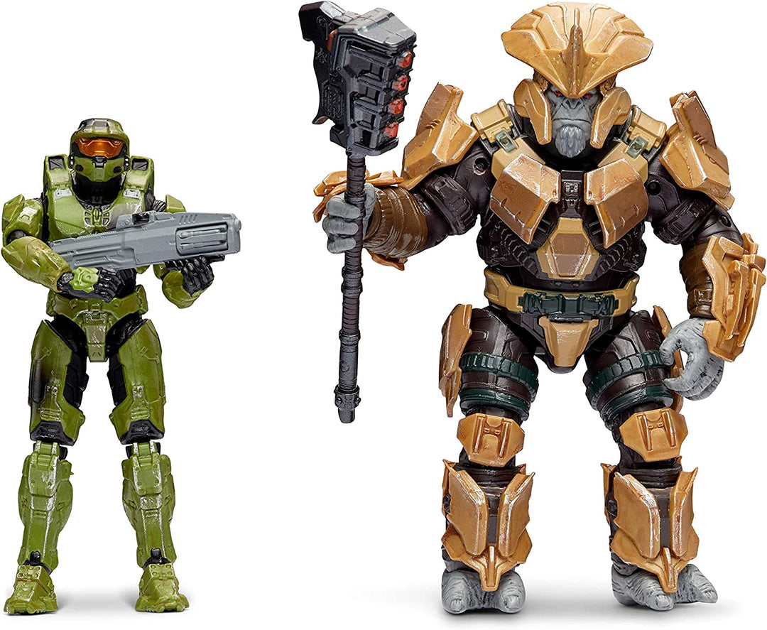 Jazwares 888 HLW0008 EA Halo-3.75in Heroes &amp; Villains Abbildung 2er-Pack sortiert, Multi