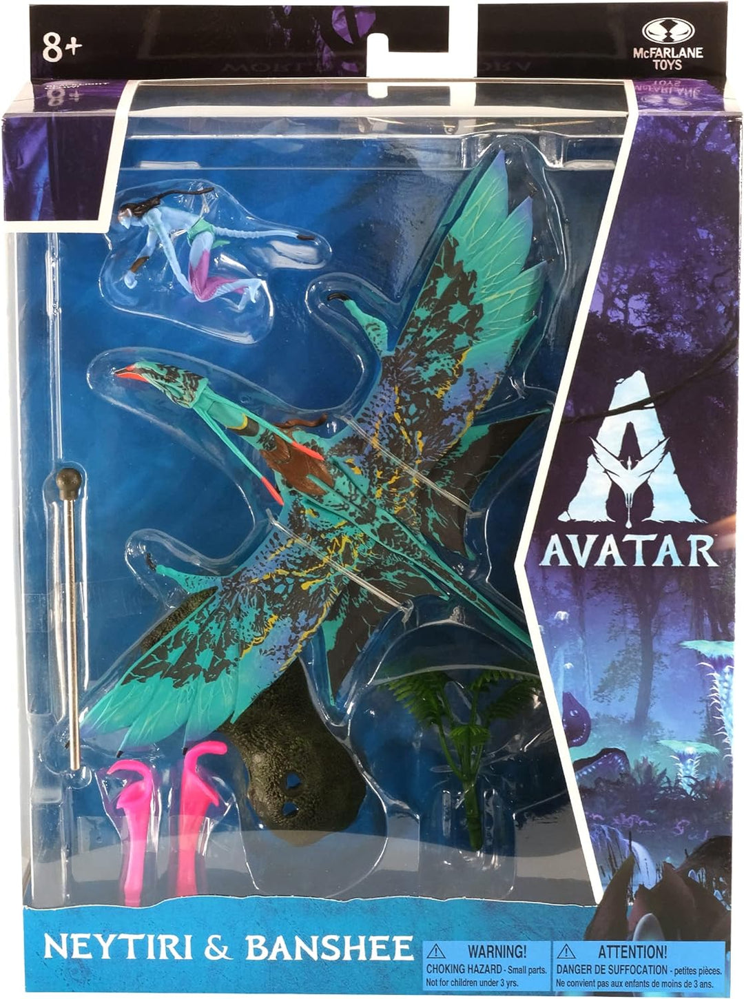 McFarlane Toys - Disney Avatar – World of Pandora Neytiri and Seze Banshee Movie