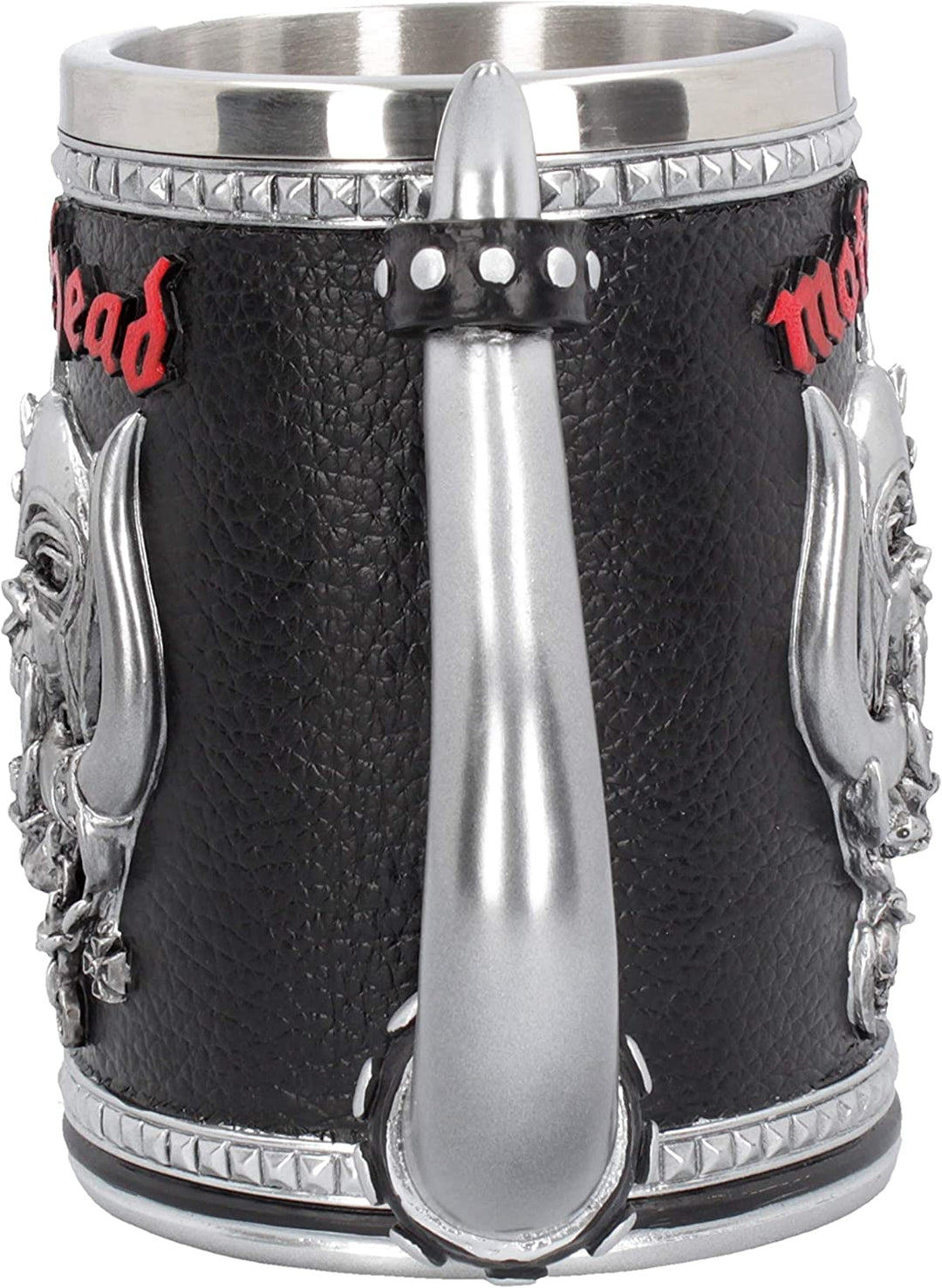 Nemesis Now B4121M8 Motorhead Tankard Mug 14cm Black, Resin w/Stainless Steel In