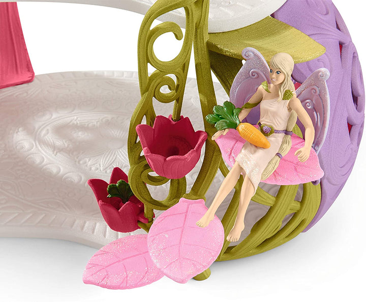 Schleich Bayala 42445 Glitzerndes Blumenhaus mit Einhörnern, See und Stall