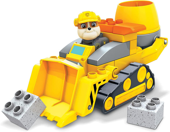 Mega Bloks Paw Patrol The Movie: Rubble&#39;s City Bauwagen-Set