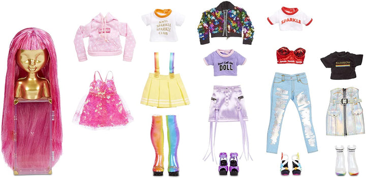 Rainbow High Fashion Studio – Exclusive Doll with Clothing, Accessories & 2 Spar