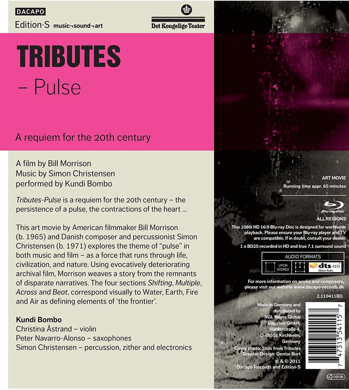 Tributes Pulse: A Requiem For The 20th Century [2011] [Region Free] - [Blu-ray]