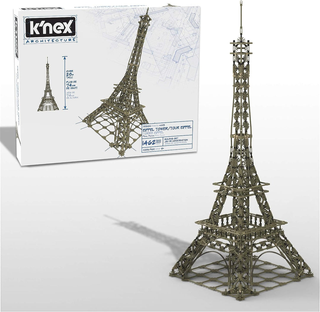 K'NEX 15238 Architektur-Eiffelturm-Bauset, Lernspielzeug für Kinder, 1