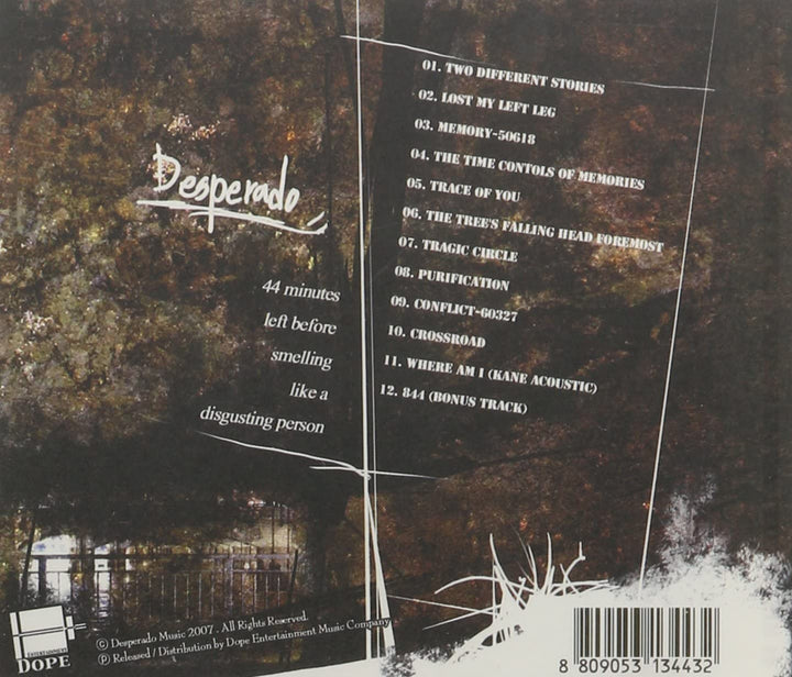 Desperado - 44 Minutes Left Before Smelling Like a Disgusting [Audio CD]