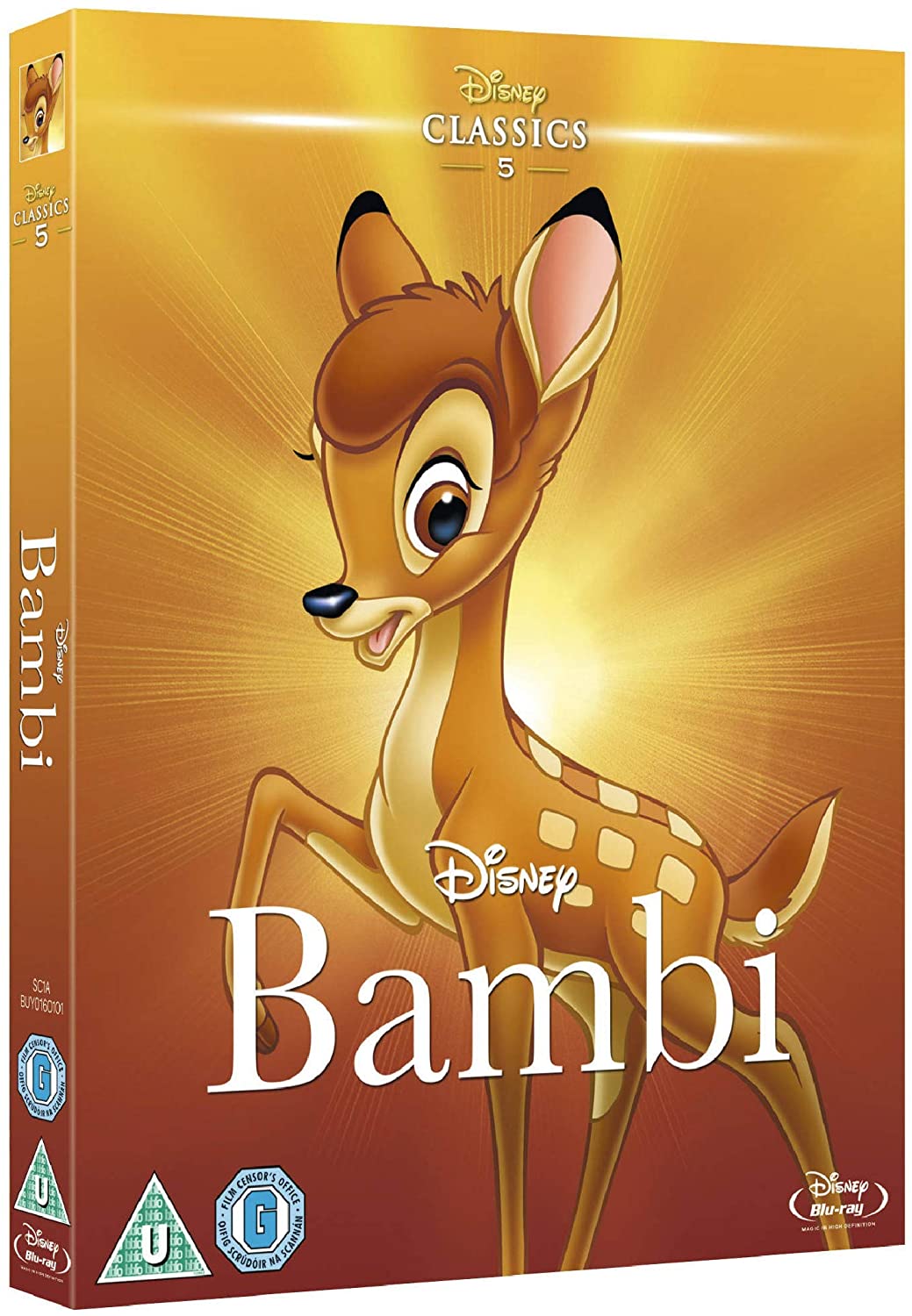 Bambi [Blu-ray] [1942] [Region Free]