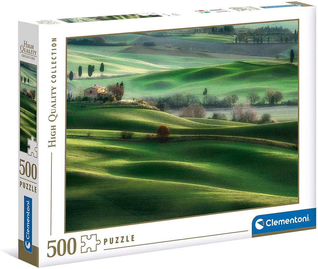 Clementoni Collection 35098, Tuscany Hills Puzzle für Kinder und Erwachsene, 500 Teile, ab 10 Jahren, mehrfarbig