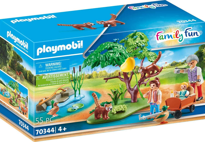 Playmobil 70344 Family Fun Red Panda Habitat