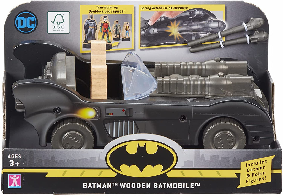 Charakteroptionen 07412 Batman-Batmobil aus Holz