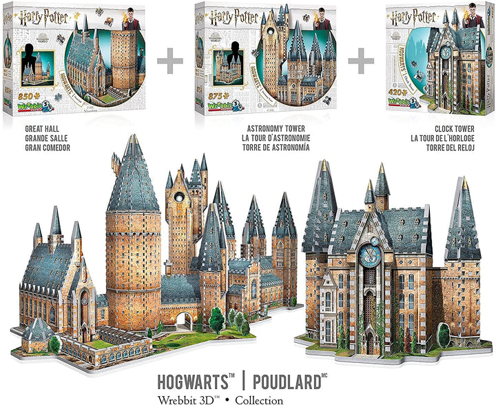 Wrebbit 3D-Puzzle Harry Potter: Uhrturm von Hogwarts (420 Teile)