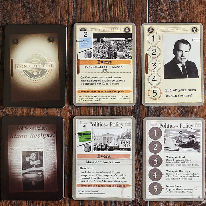 Capstone Games: Watergate – White Box Edition – Historisches Strategie-Brettspiel,
