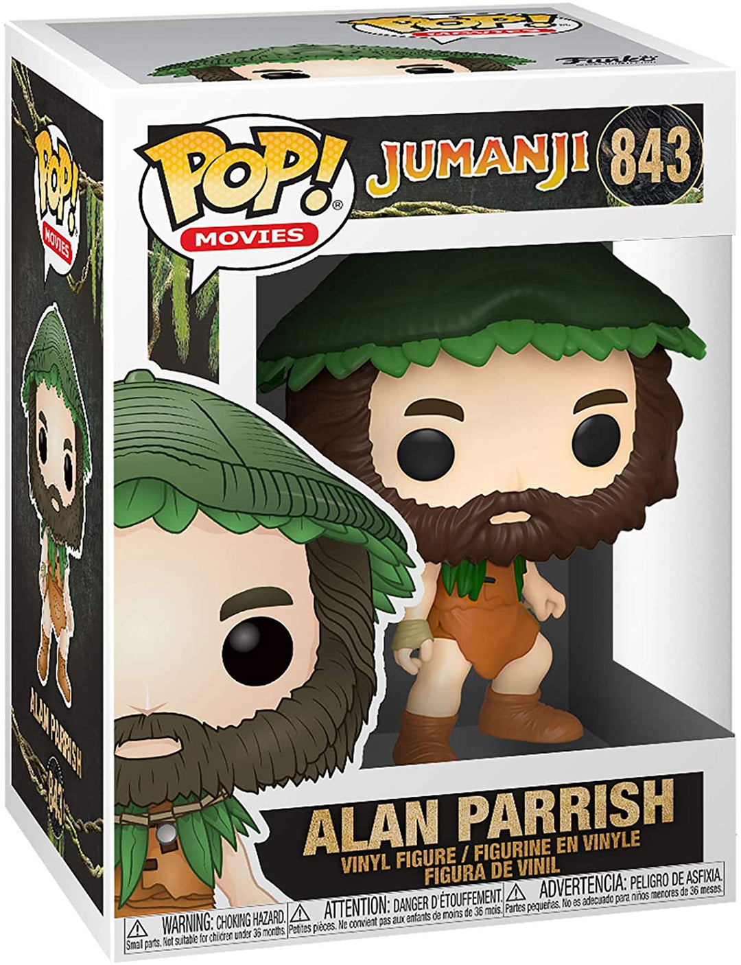 Jumanji Alan Parrish Funko 44428 Pop ! Vinyle #843