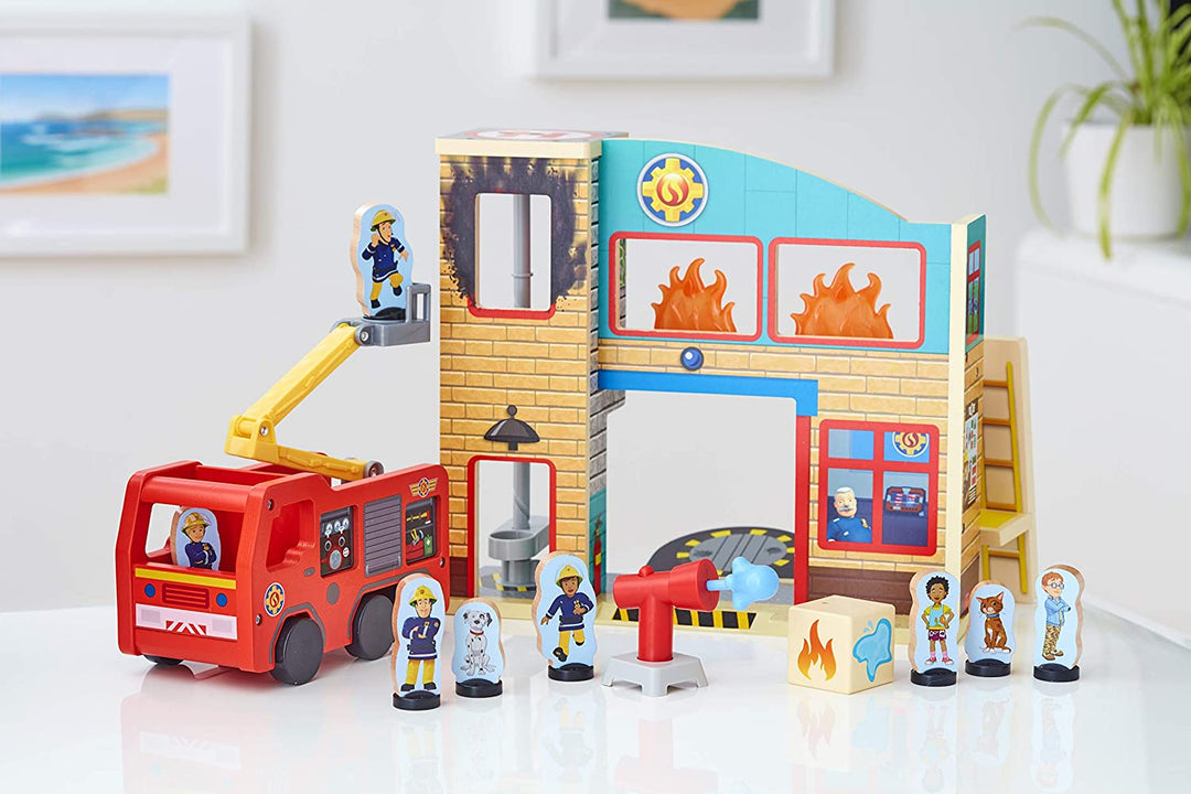 Feuerwehrmann Sam 07325 Holzfeuerwache