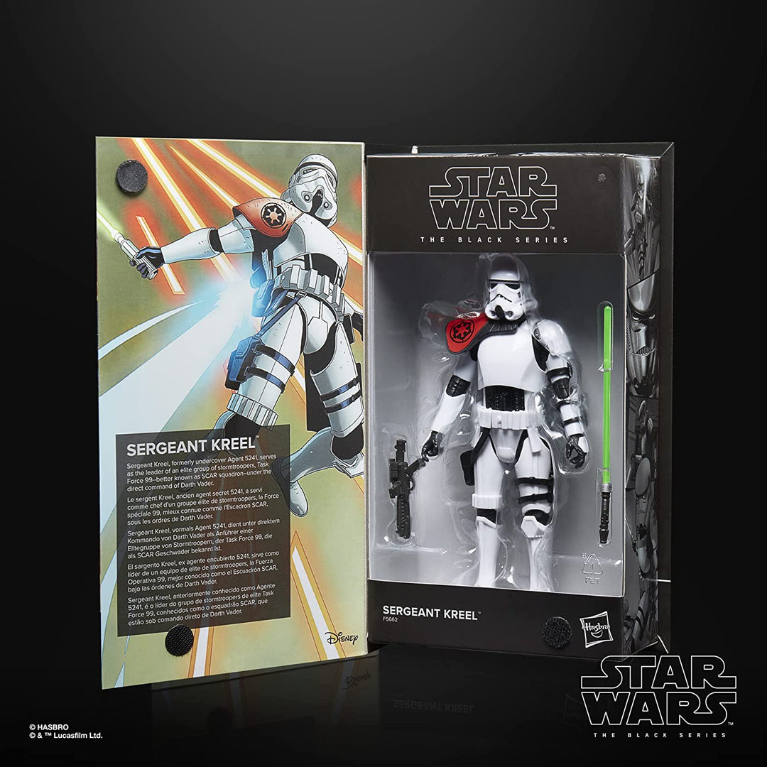 Hasbro STAR WARS - Sergent Kreel - Figur Schwarzes Serienarchiv 15cm