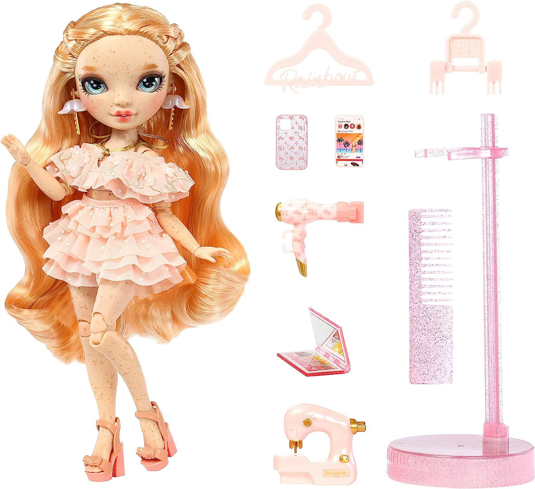 Rainbow High Fashion Doll – VICTORIA WHITMAN – Hellrosa Puppe mit Sommersprossen – F