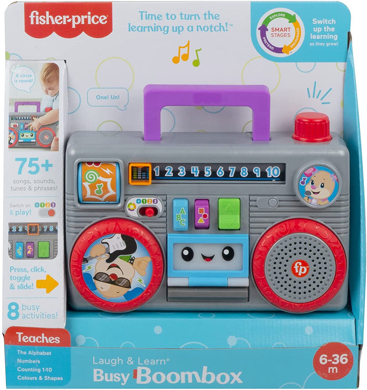Fisher-Price Ridi e impara Occupato Boombox