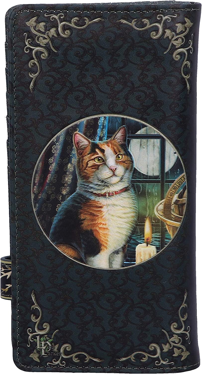 Nemesis Now Lisa Parker Adventure Awaits Calico Cat Ship Embossed Purse, Polyure