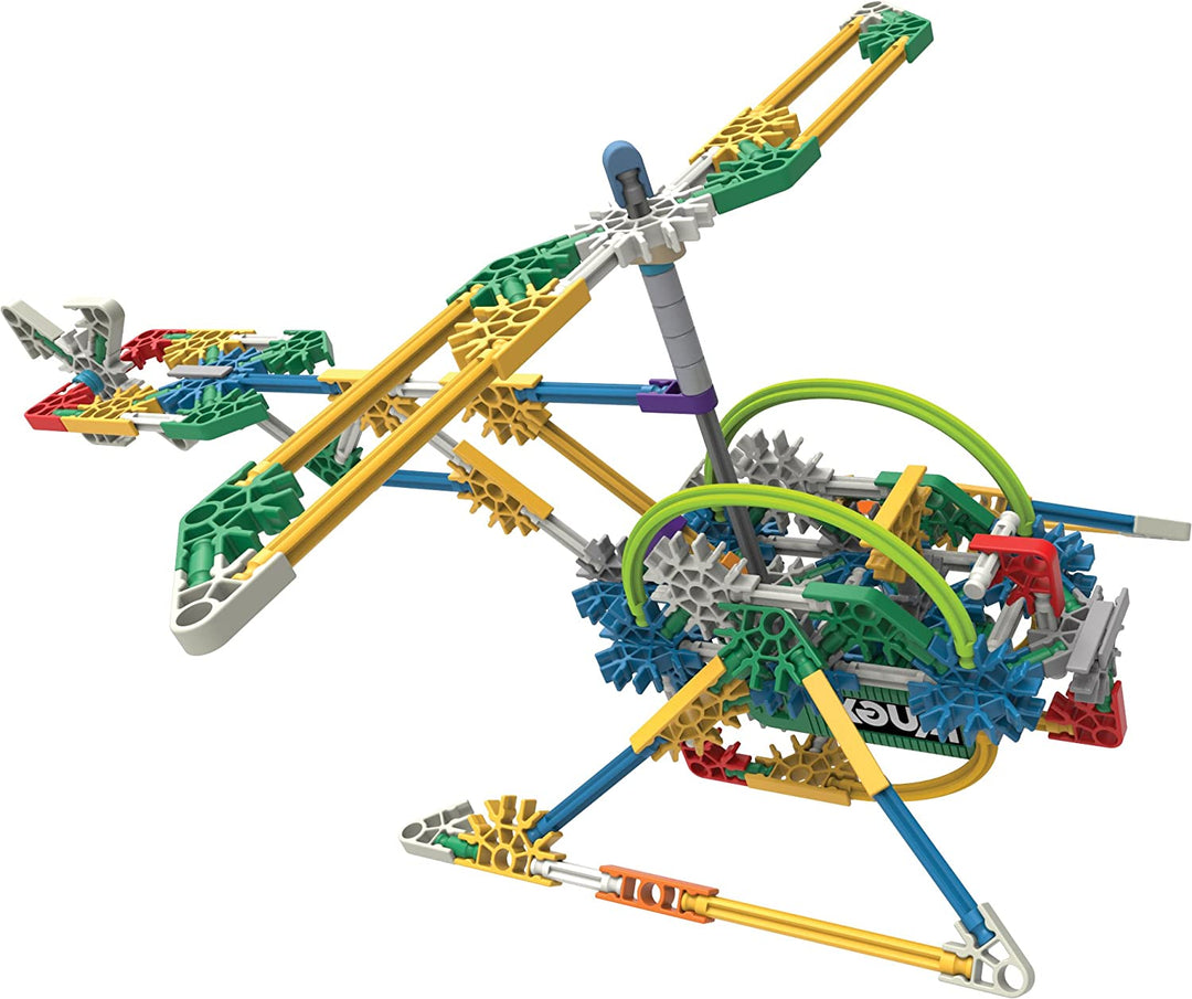 K'NEX 23012 Imagine Power and Play motorisiertes Bauset, Lernspielzeug für Kinder, 529-teiliges Stiel-Lernset, Technik für Kinder, lustiges und farbenfrohes Bauspielzeug für Kinder ab 7 Jahren