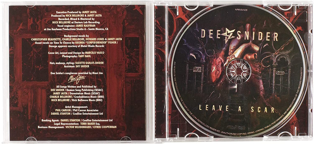 Dee Snider - Leave A Scar [Audio CD]