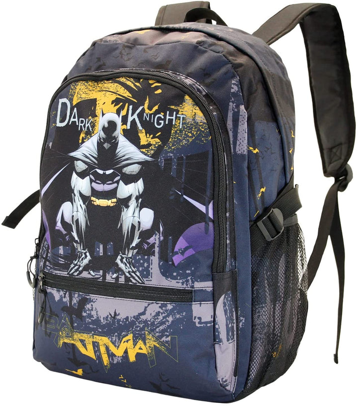 Batman Dark Night-Fan HS Fight Backpack, Grey