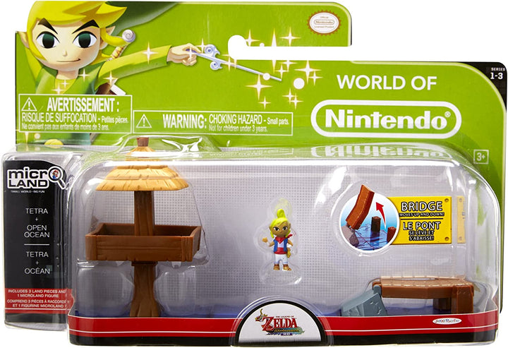 Windwaker Tetra & Open Ocean (The Legend Of Zelda) Microland Action Figure