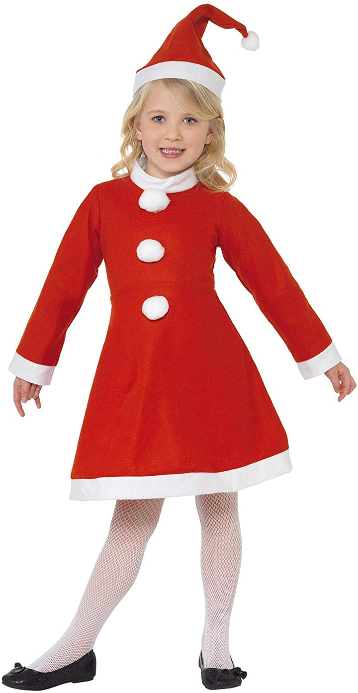 Smiffys Santa Girl Costume 4-6 years