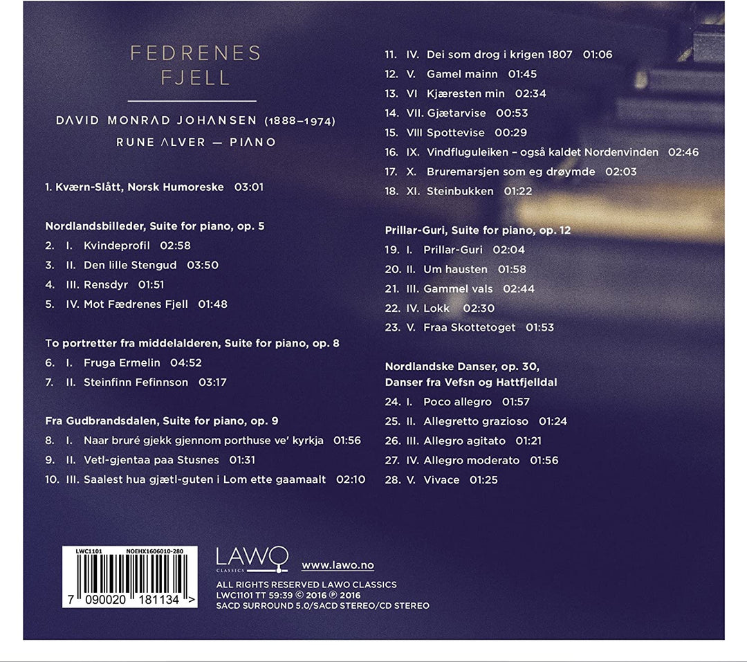 Rune Alver - Johansen: Fedrenes Fjell [Audio CD]