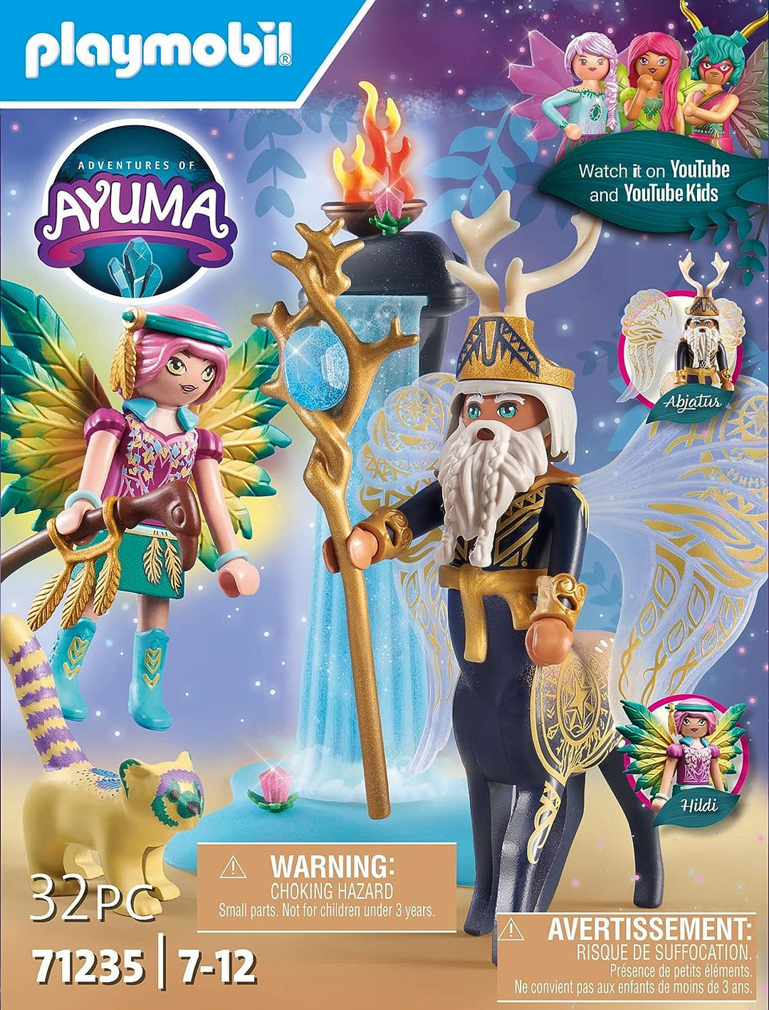 Playmobil 71235 Adventures of Ayuma Abjatus with Knight FAiry Hildi, fAiries, Mystical Adventures, Fun Imaginative Role-Play, Playset