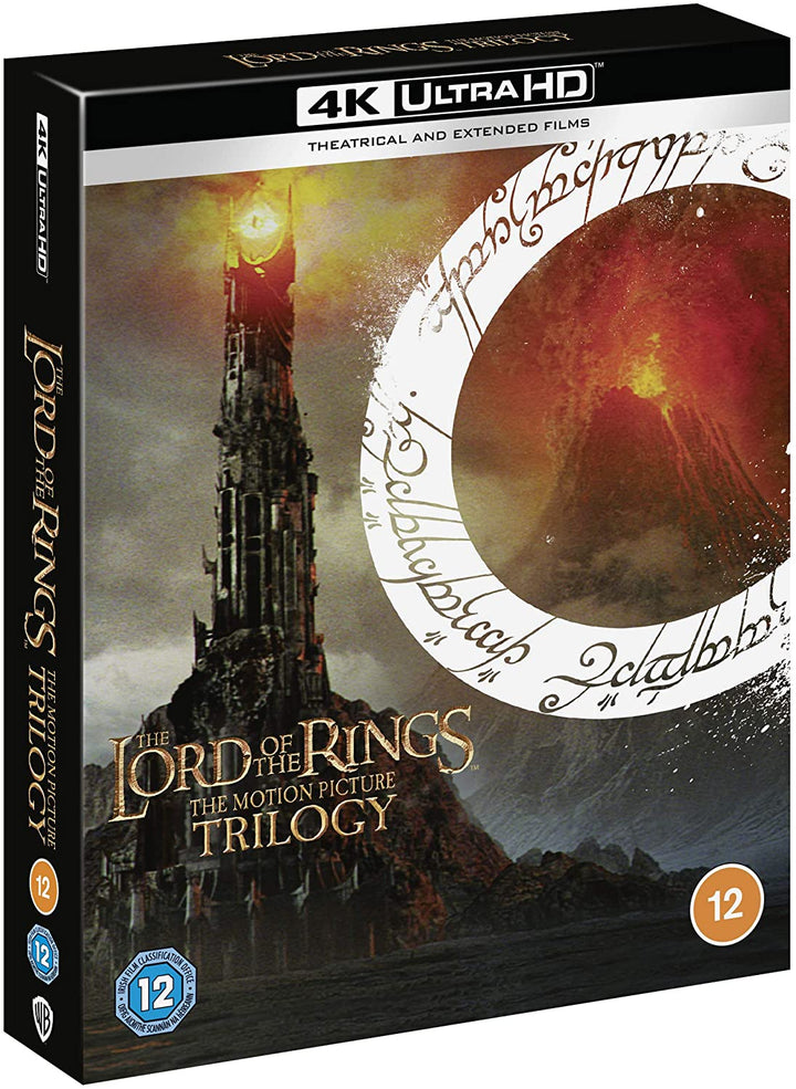 The Lord of The Rings Trilogy: [Theatrical and [4K Ultra HD] [2001] [Region Free] - Fantasy/Adventure [Blu-ray]