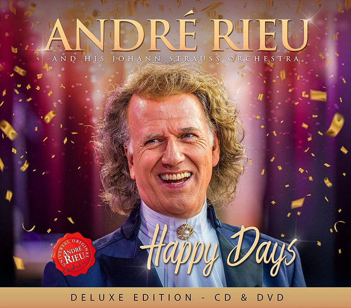 Andre Rieu - Happy Days (2019) - Audio CD + Bonus DVD Special Edition