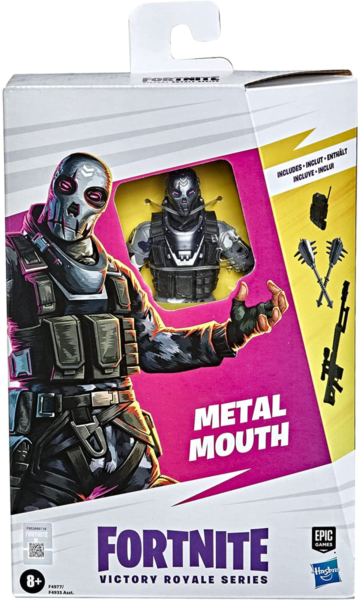 Hasbro Fortnite Victory Royale Series Metallmund-Sammel-Actionfigur mit