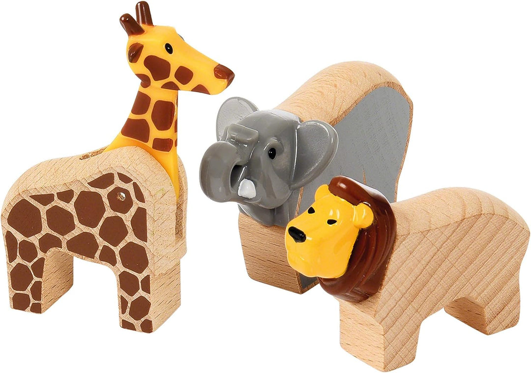 BRIO 33960 Safari-Abenteuerzug-Set für Kinder ab 3 Jahren – kompatibel mit