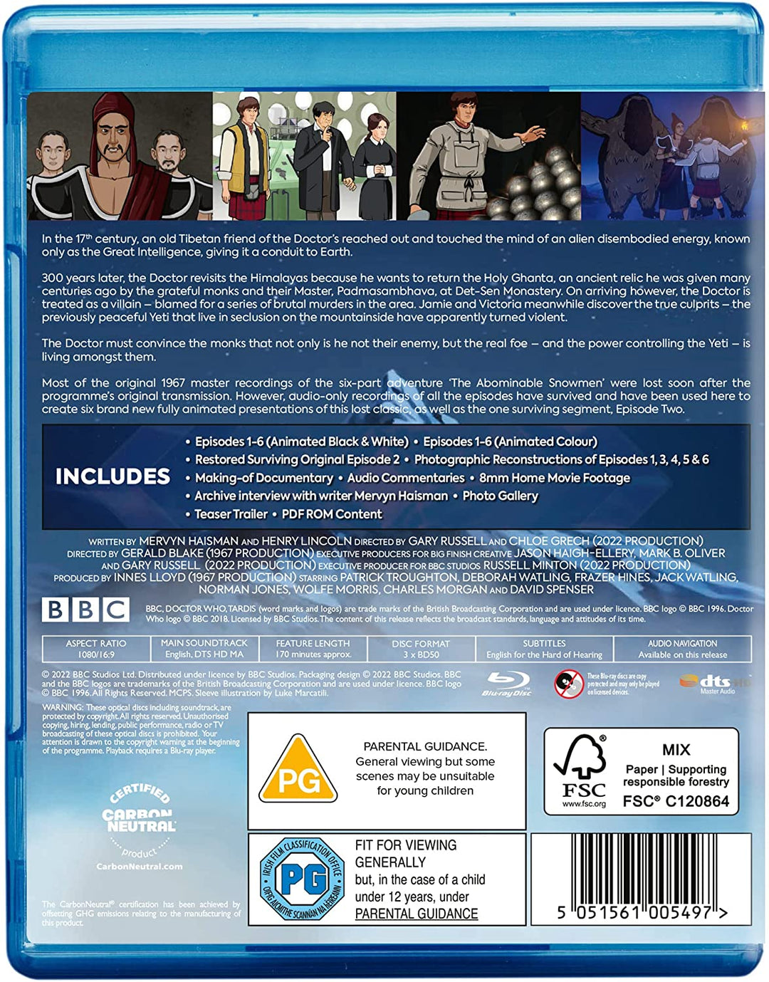 Doctor Who - The Abominable Snowmen [Blu-ray] [2022]