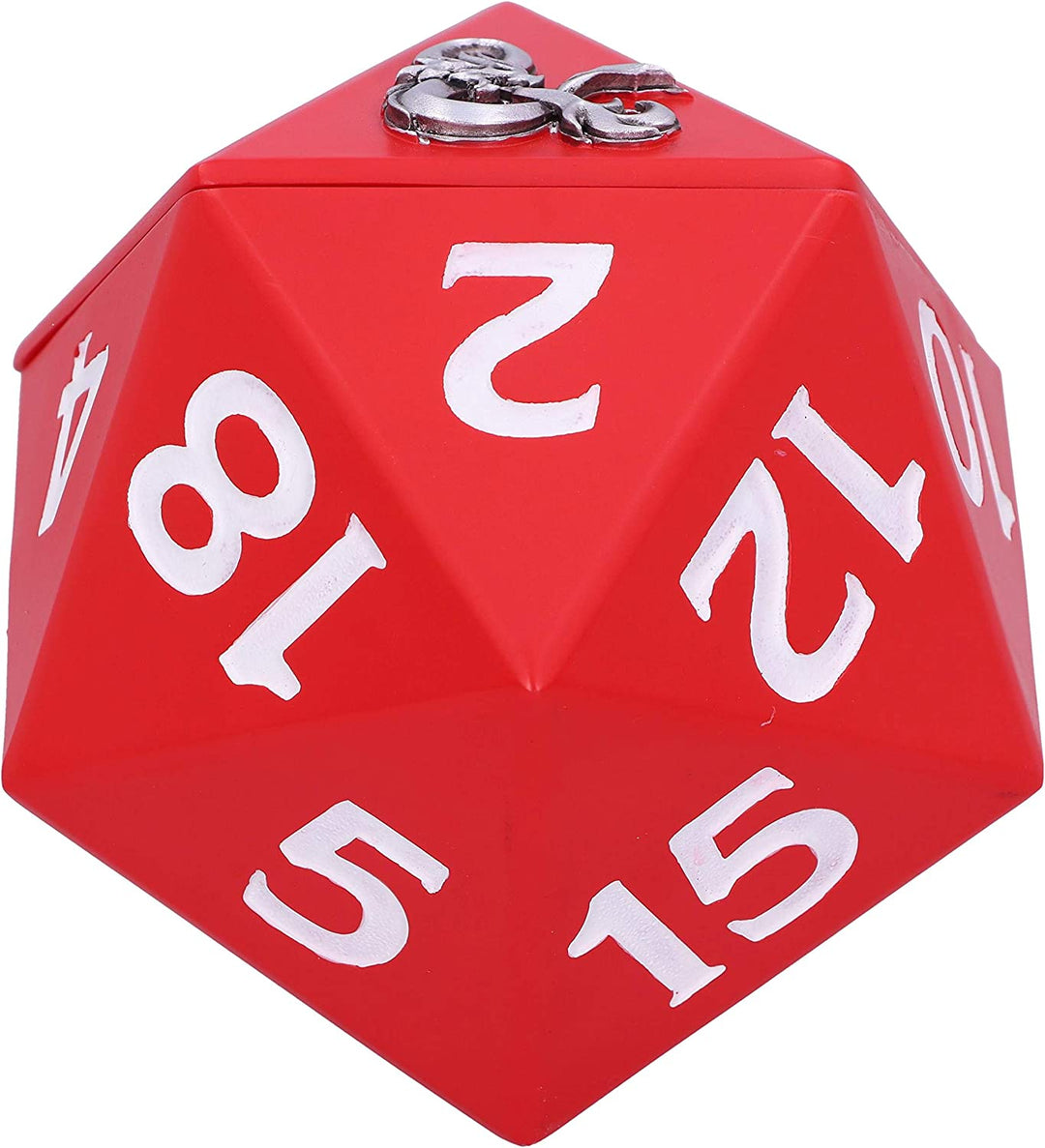 Nemesis Now offiziell lizenzierte Dungeons &amp; Dragons D20 Würfel-Aufbewahrungsbox, rot, 13,5 cm