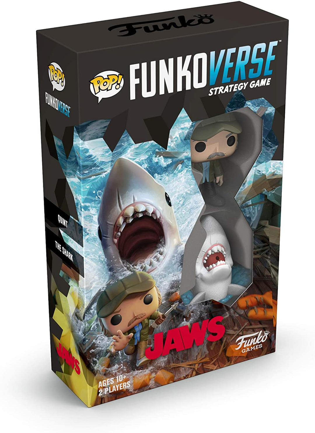 Funko 46069 POP Funkoverse: Jaws 100-Expandalone Strategy Board Game, Multicolour