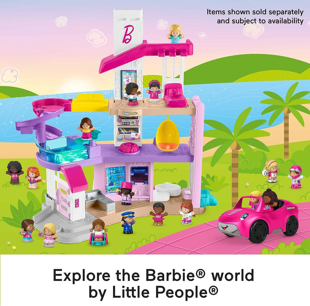 Fisher-Price ?Barbie Little DreamHouse Little People – Mehrsprachig, interaktiv