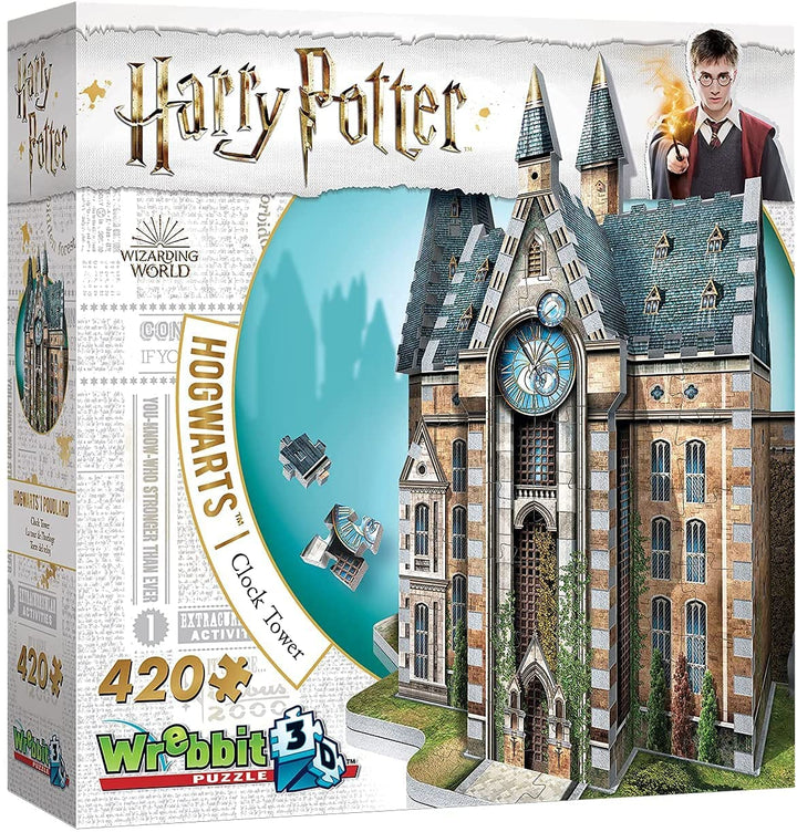 Wrebbit 3D-Puzzle Harry Potter: Uhrturm von Hogwarts (420 Teile)