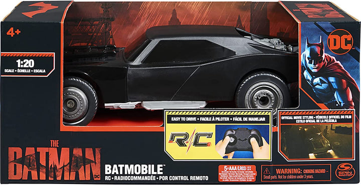 DC Comics 6060469 Batmobil-Ferngesteuertes Auto mit offiziellem Batman-Filmstil