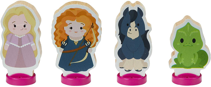 Holzprinzessin 4-Figuren-Set - Stile variieren