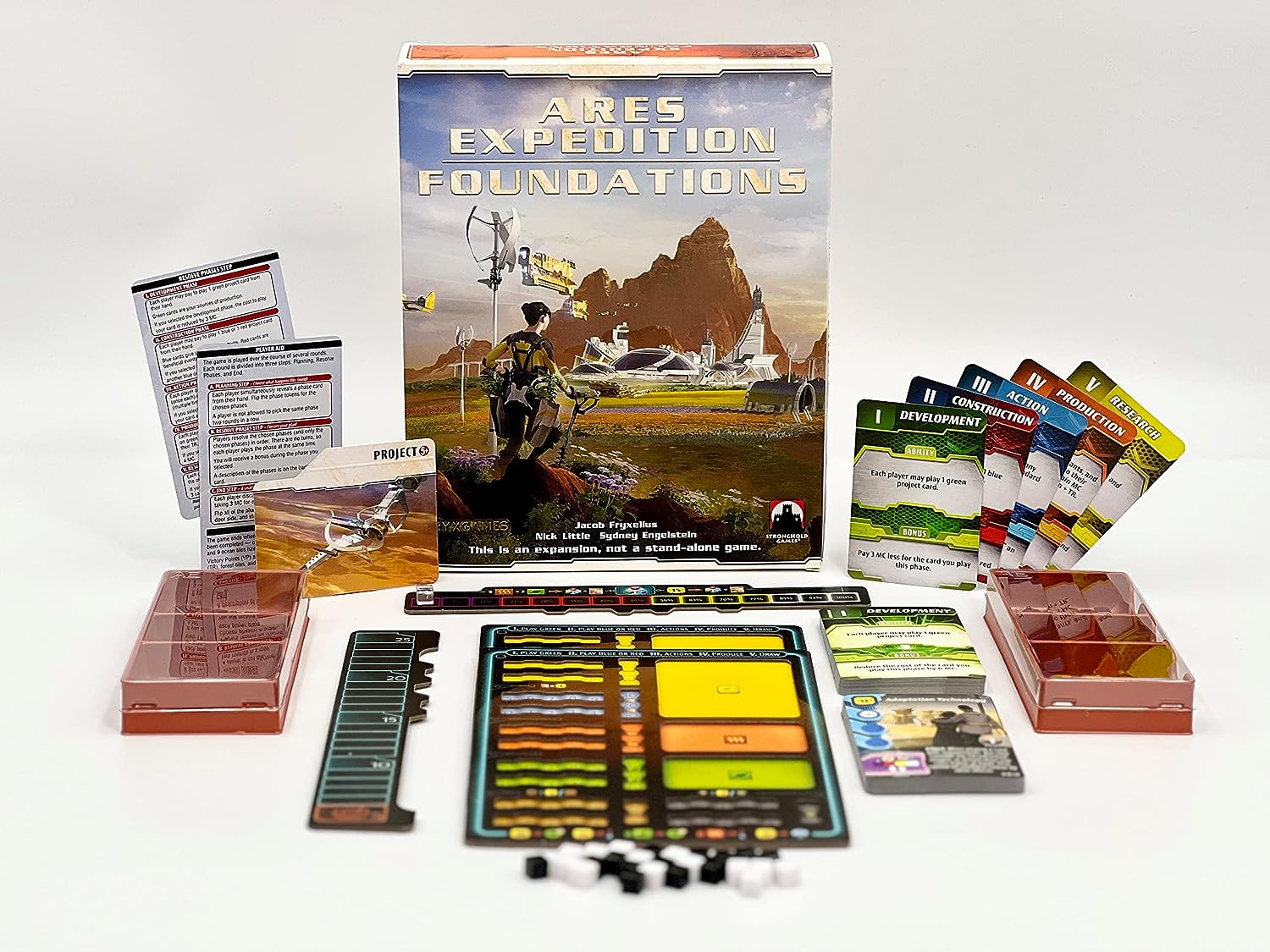 Terraforming Mars - Ares Expedition: Foundations - Board Game Expansion for 6 Players 6