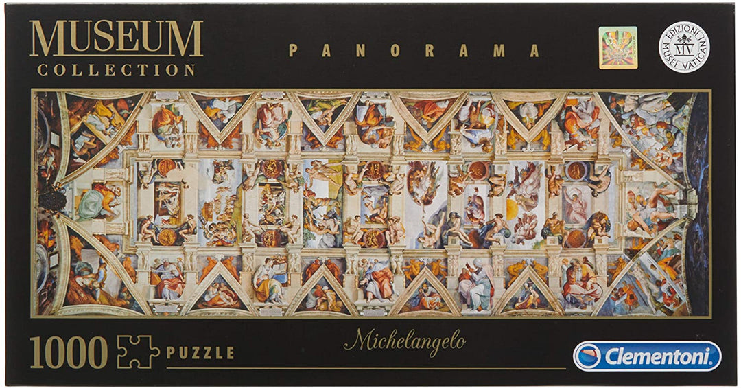 Clementoni 39498 Puzzle Vaticano Cappello Sistina Panorama puzzle per adulti e bambini 1000 Pezzi