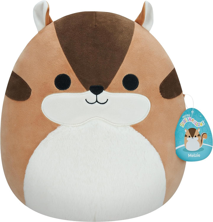 Squishmallows SQCR04134 Streifenhörnchen, melziebraun, 30,5 cm