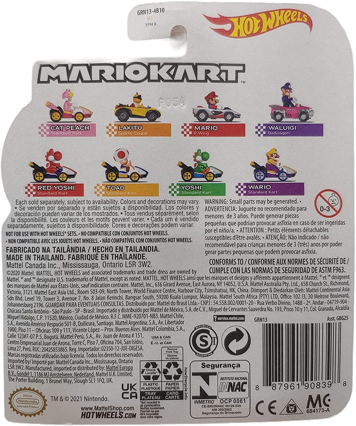 DieCast Hotwheels Mario Kart Cat Peach Standard Kart – Toty Gewinner 2021